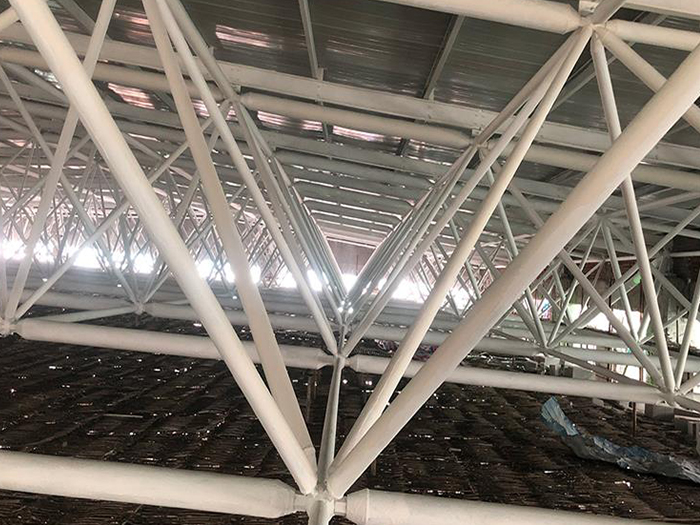 百色大型螺栓球网架施工厂家